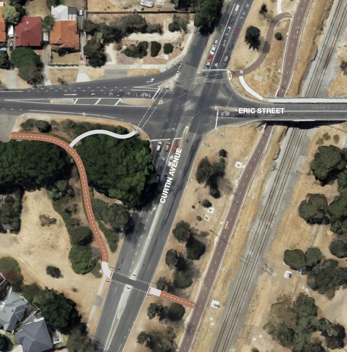 Eric St crossing alternative