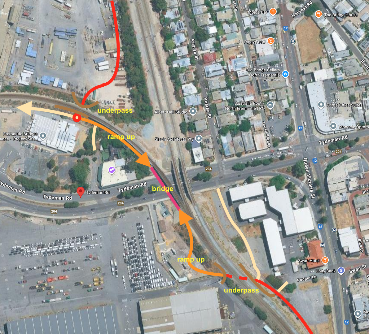 Tydeman crossing concept